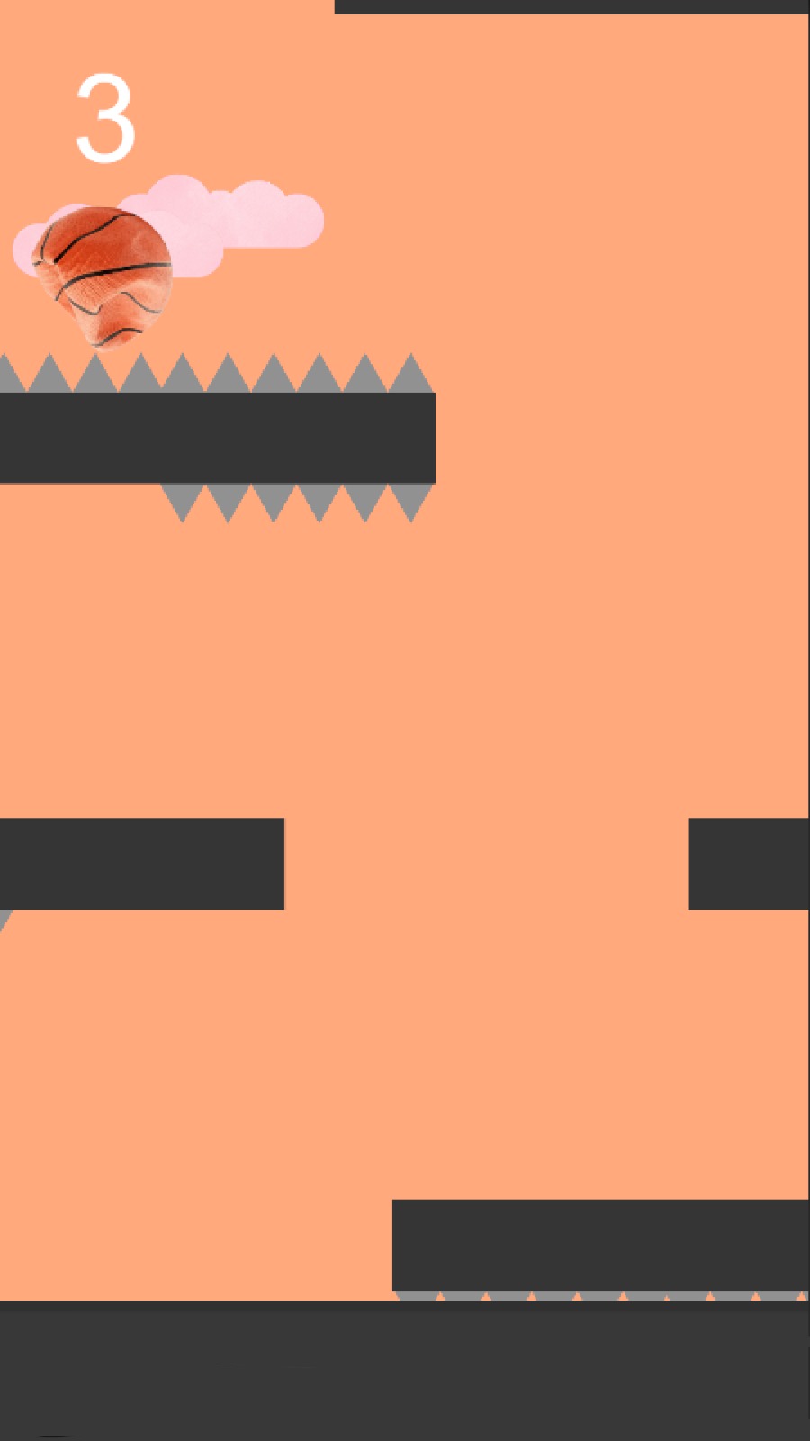 SPIKES AND BOUNCY BALL Screenshot 1